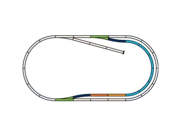 H0 Piko A-spår 55320 expansionssats, 1 set