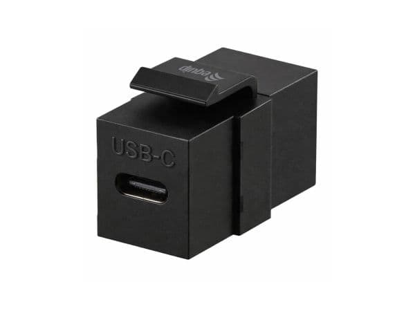 Equip 769404, Flat, Svart, USB C, USB C, Hunkjønn, Hunkjønn