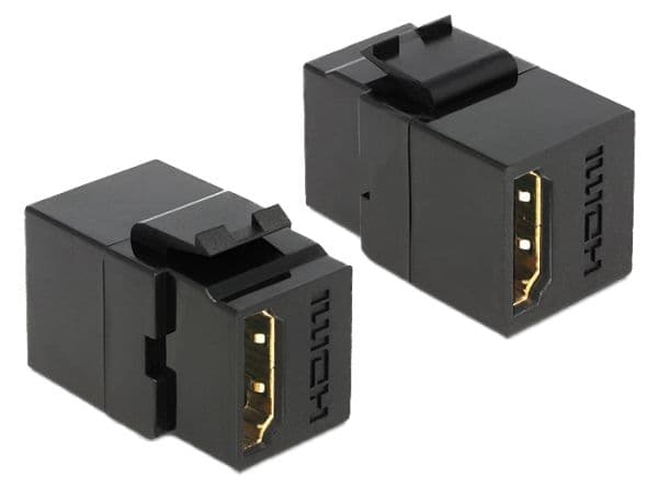 Delock - Trapetsjack - HDMI - svart