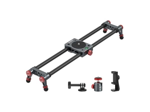 Neewer CS1M karbon skinne med kamerafeste 40 cm