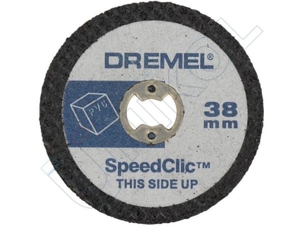 Dremel SC476, Metallkuttende skive, Plast, Sort, 3,8 cm