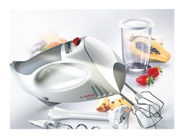 Bosch MFQ 3540 - Handmixer - 450 W - vit / grå