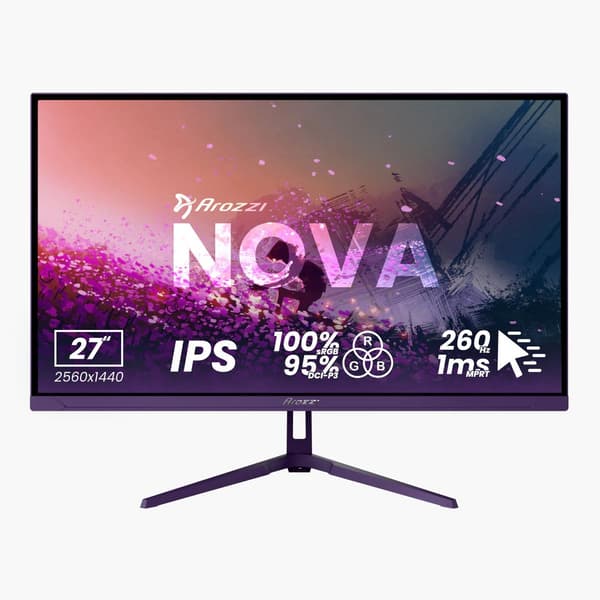 Arozzi Nova 27" IPS 260Hz - Purple