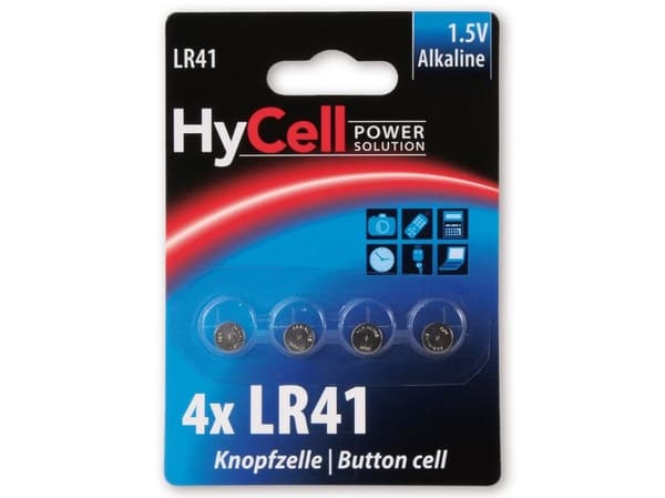 Batteri LR41 K4 1,5V Alkaline knapcelle