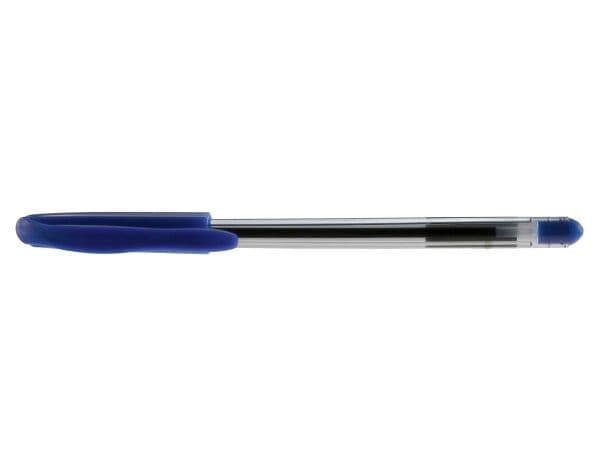Kuglepen Generic 1.0 mm blå med hætte - (50 stk.)