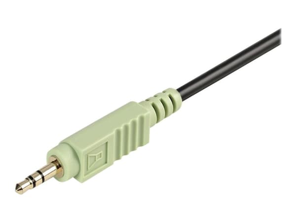 StarTech.com 6 ft 4-in-1 USB DVI KVM Cable with Audio and Microphone - DVI KVM Cable - USB KVM Cable - KVM Switch Cable (USBDVI4N1A6) - Förlängning...