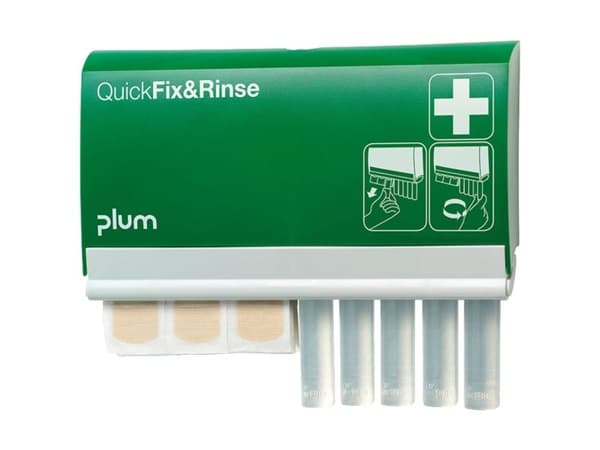 Dispenser, QuickFix&Rinse, 3,2x23x19cm, 20 ml, beige, steril