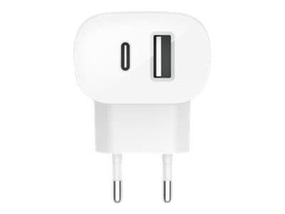 Belkin BoostCharge - Strömadapter - 37 Watt - PD 3.0 - 2 utdatakontakter (USB, USB-C)