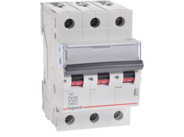 Legrand TX3, Dvärgbrytare, Typ D, IP20, 240 - 415 V