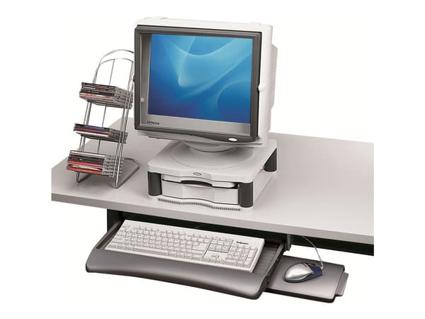 Fellowes UnderDesk Keyboard Manager - Tangentbordslåda - platina