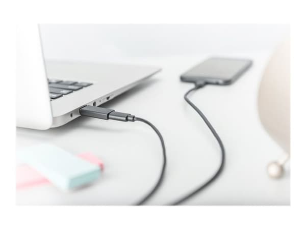 DIGITUS - USB-adapter - USB-C (hunn) til USB (hann) - USB 3.0 - 3 A - svart