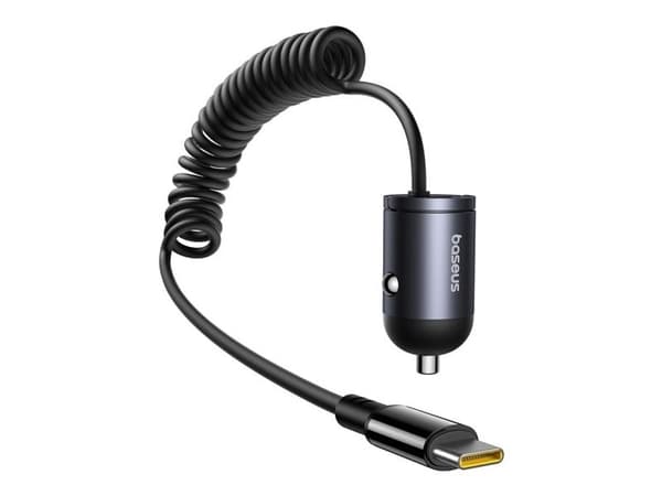 Baseus Tiny Star Mini, Automatisk, Cigartenner/lighter, 1 m, Sort