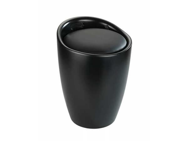 WENKO 24229100, 20 l, Rund, ABS, Sort, Sort, 505 mm