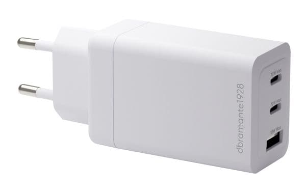 DBRAMANTE IT EU WALL CHARGER 2XUSB-C 70W + 1XUSB-A WHITE