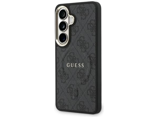 Guess 4G Embossed Ring MagSafe case for Samsung Galaxy S26+ - black