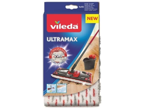 Vileda UltraMax mikrofibermoppklud 2-i-1-påfyll