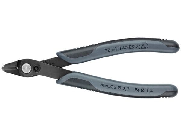 Knipex 78 61 140 ESD, Rustfritt stål, Sort