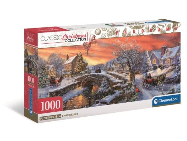 Clementoni pussel Panorama 1000 compact Christmas