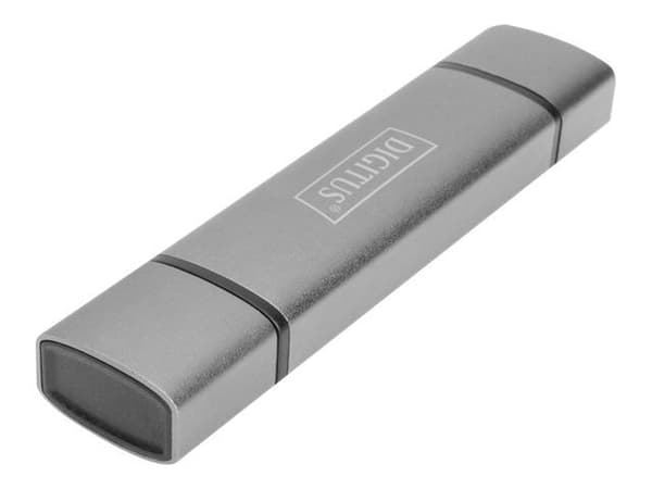 DIGITUS DA-70886 - Kortleser (SD, microSD) - USB 3.0/USB-C