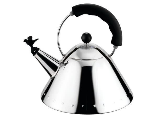 Alessi 9093 B, 2 L, Rustfrit stål, Sort, Rustfrit stål, Polyamid, 220 mm