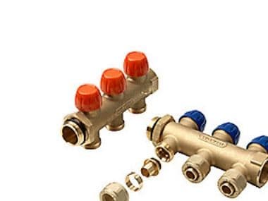 Wavin Tigris Fordelerrørssæt 1" 5vejs Inkl. 20x2,0 mm Pex koblingssæt