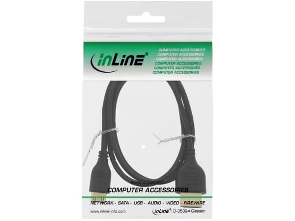 InLine 17555C, 0,5 m, HDMI Typ A (Standard), HDMI Typ C (Mini), 3D, Sortera