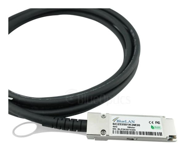 BlueOptics MCC1V30A-002-BL, 2 m, DAC, QSFP, 4x SFP+