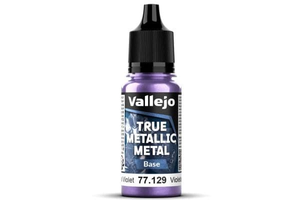 Vallejo 77.129 True Metallic Metal Base - Celestial Violet (18 ml)