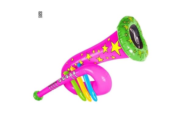 Pink oppustelig tuba
