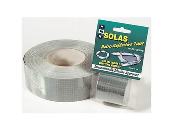 PSP Solas retroreflekterande tejp 50 mm x 1 m, silver