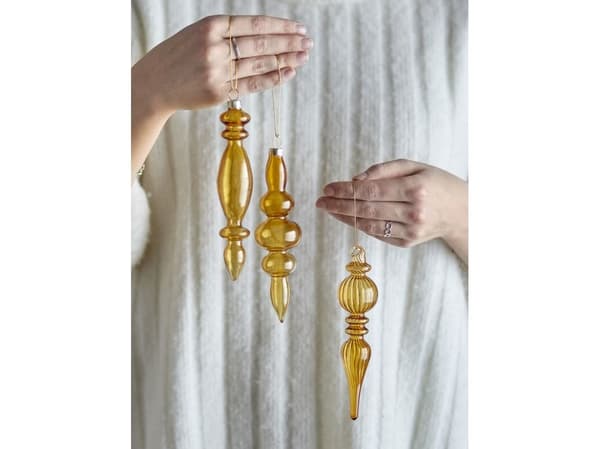 BLOOMINGVILLE Auralia prydnad, guld, glas