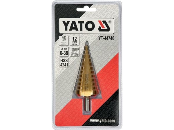 YATO trinnbor 6–38 mm