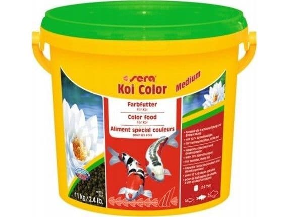 Sera Koi Color Medium 3.800 ml, granulat - foder för koi