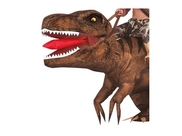 uppblåsbart Ride On T-rex-kostym