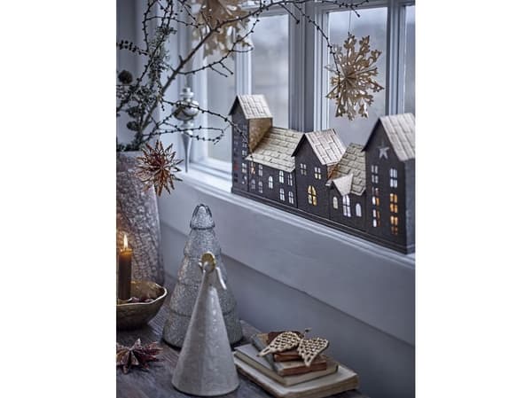 BLOOMINGVILLE Noeli lysestake til telys, gull, metall