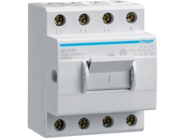 Hager SH463N, Katkaisin, 63 A