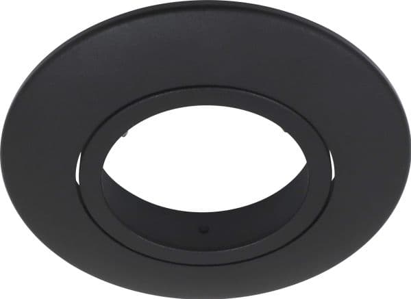 NORDTRONIC GU10 G2 front til Quick/Uni Install G2 & Uni Install-dimmer – matt sort rund