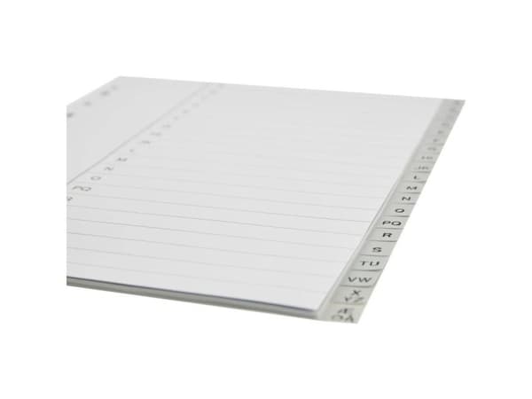Register Bantex A4 210x297mm grå (pall 3100 set)