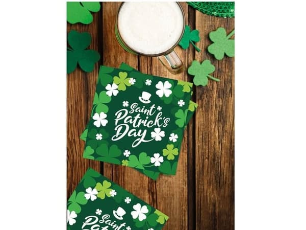 Servetter för St Patrick's Day
