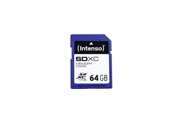 Intenso - Flashminnekort - 64 GB - Class 10 - SDXC