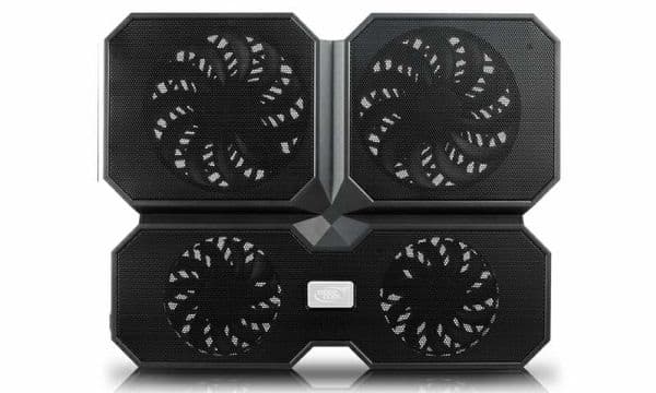 Deepcool Multi Core X6 - Notebookvifte - 15.6" - 100 mm/140 mm - svart