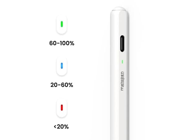 Metapen Pencil Air8 Pro til iPad - hvit