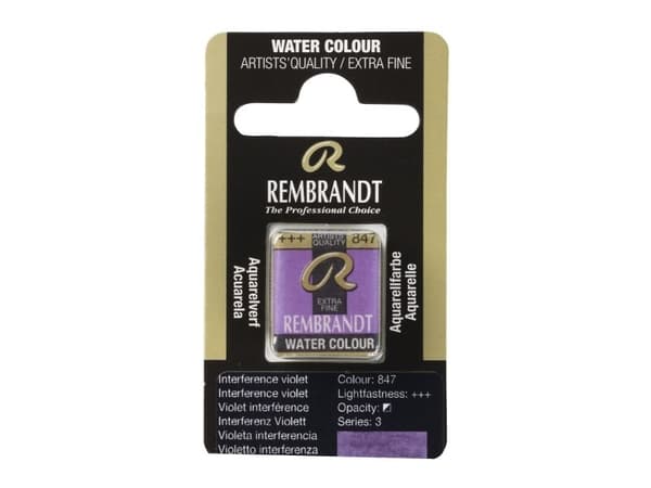 Rembrandt akvarell i pan Interference Violet 847