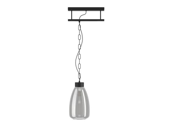 EGLO BRICKFIELD pendellampe E27 Ø200 svart