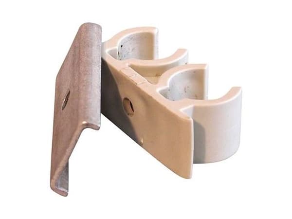 Gabotherm rørholder m/skrue & rawplugs 8 mm