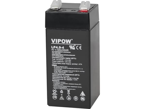 VIPow-batteri 4V/4,9Ah (BAT0271)