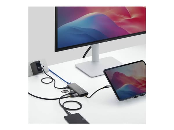Startech - Dokkingstasjon - for bærbar - USB-C - HDMI - 2.5GbE, 1GbE - 140 watt