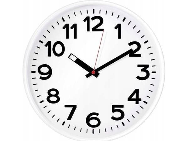 EUROTIME 82321 Quarz väggklocka Vit