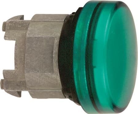 Lampehoved grøn for LED ZB4BV033