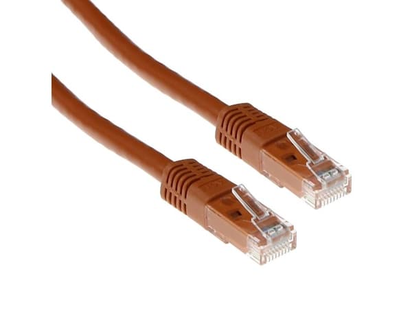 5 m U/UTP CAT6A patchkabel med RJ45